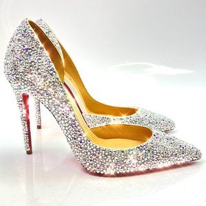 Christian Louboutin Iriza Swarovski Crystal AB 34